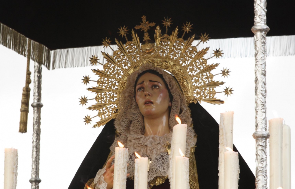 La Virgen de las Angustias llega hoy al Convento de Santa Clara